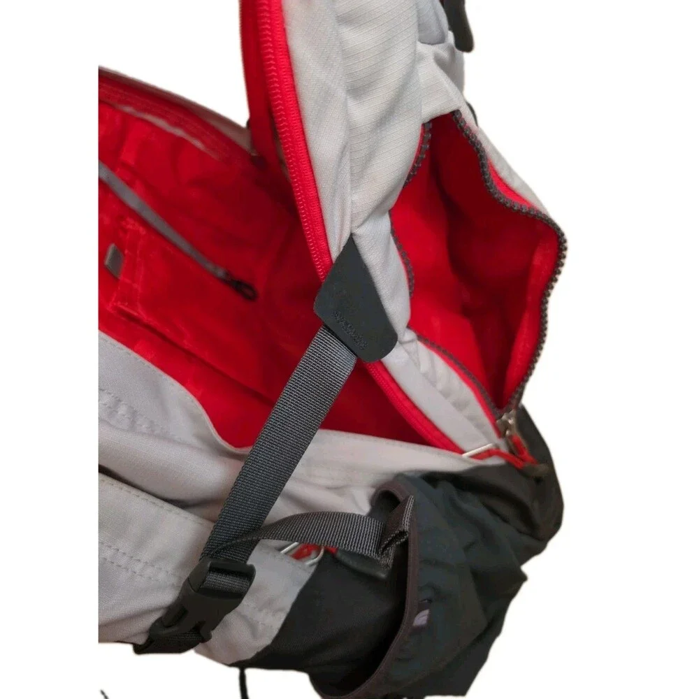 The North Face Surge II Transit Backpack SURGE 2 Hiking Camping Outdoor Gray Red